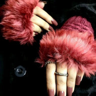 Fur gloves