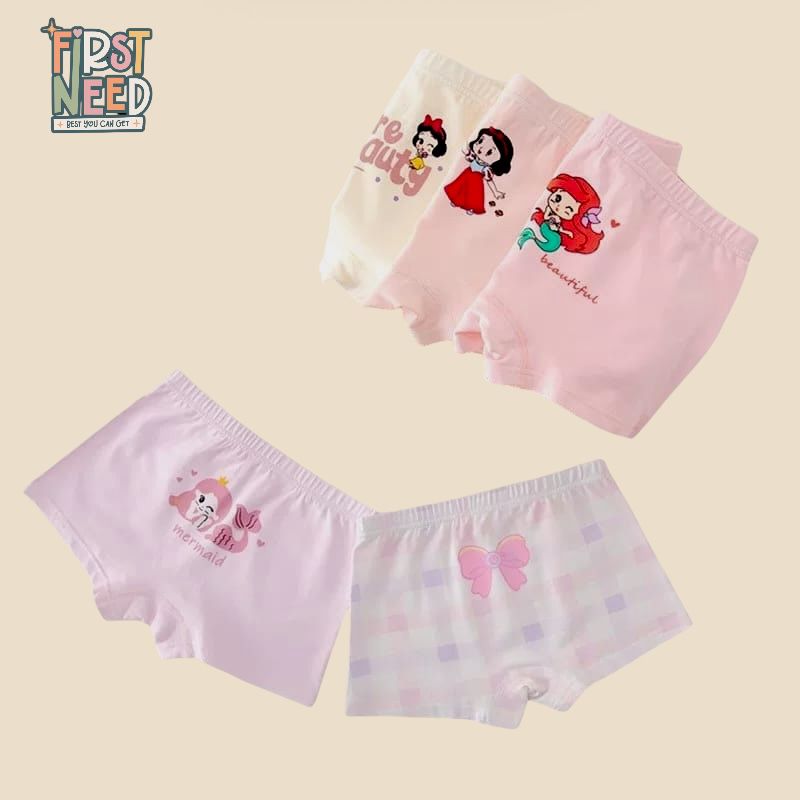Pack of 5 Girls Boxer