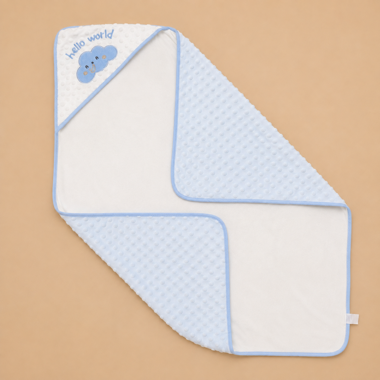 Baby Dotted Receiving Blanket ( 76 ×102 cm)