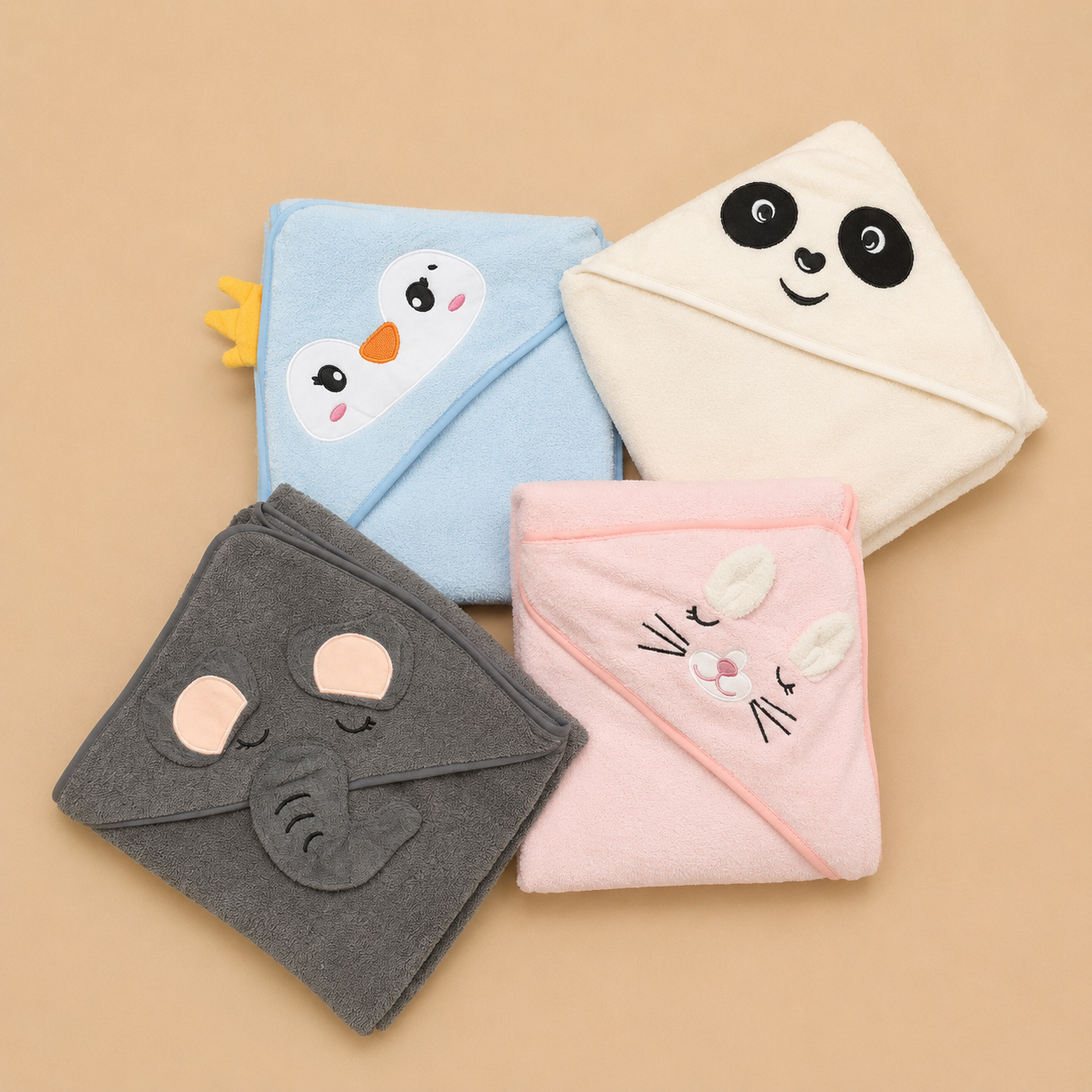 Baby Bath Towel Micro Fiber Ultra Soft (80×80cm)