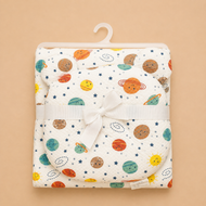Baby colorful wrapping sheets with pillow (76×91cm)