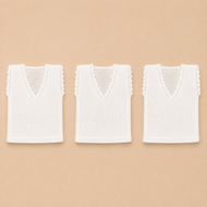 3pcs pack woolen vest
