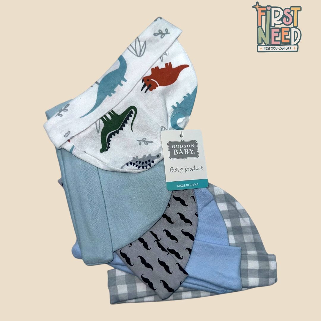 Hudson Baby Cotton Cap ( pack of 5 )