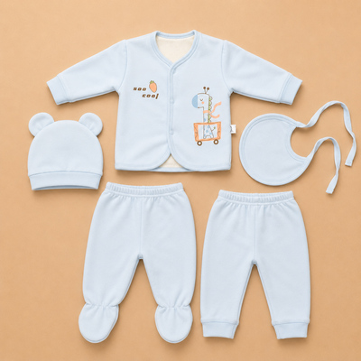 Imported Baby winter suit extra warm 5pcs