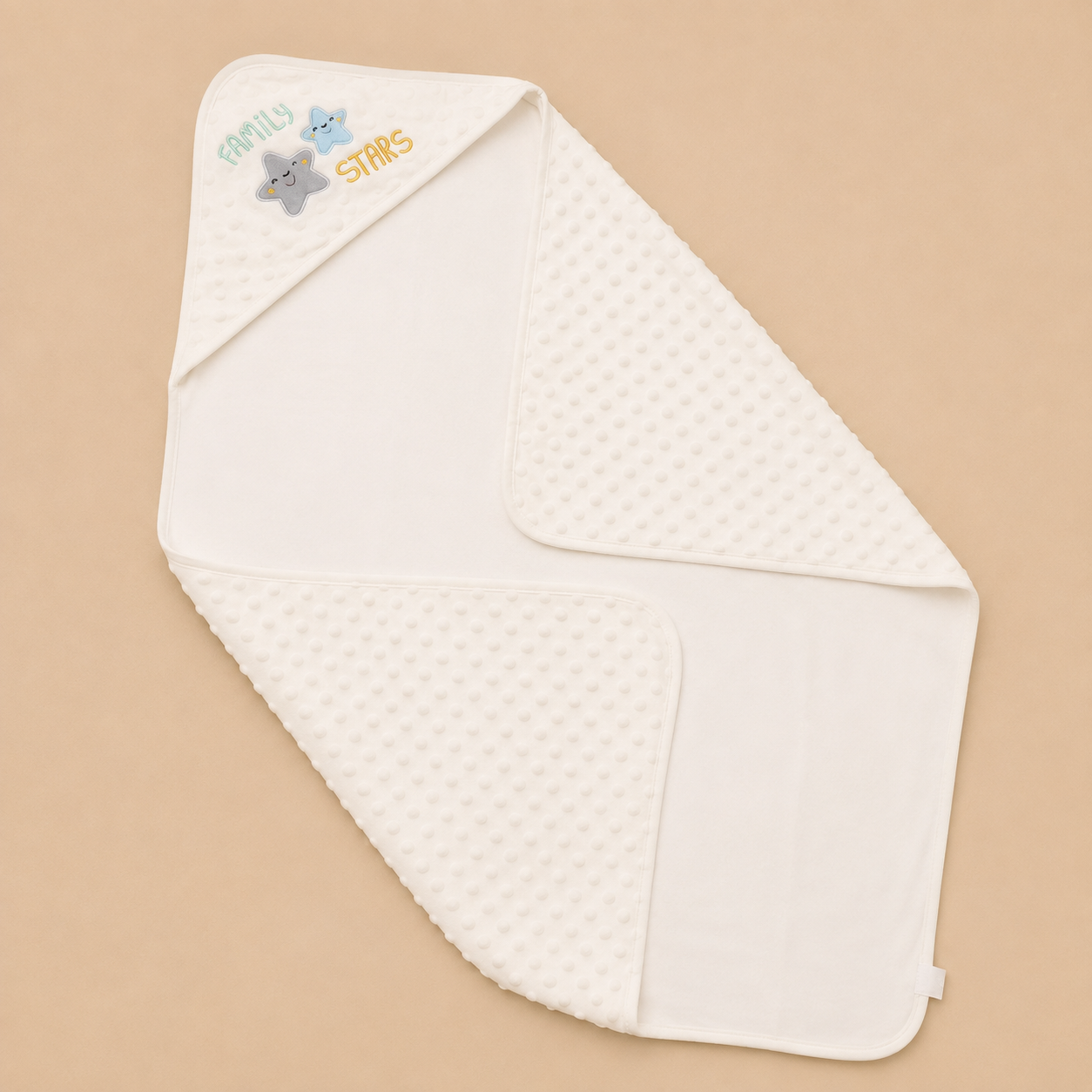 Baby Dotted Receiving Blanket ( 76 ×102 cm)