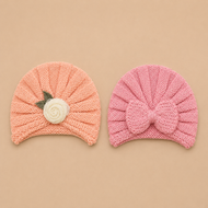 Woolen turban cap set (pack of 2)