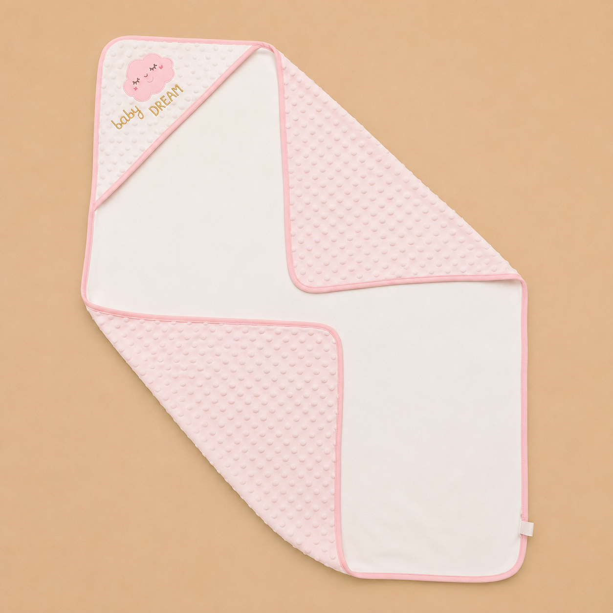 Baby Dotted Receiving Blanket ( 76 ×102 cm)